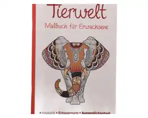 Malbuch für Erwachsene DIN A4 80 Seiten 4fach