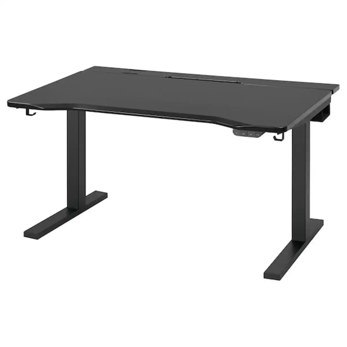 Bild 1 von UTMANING Gamingschreibtisch sitz/steh, elektrisch/schwarz 120x80 cm