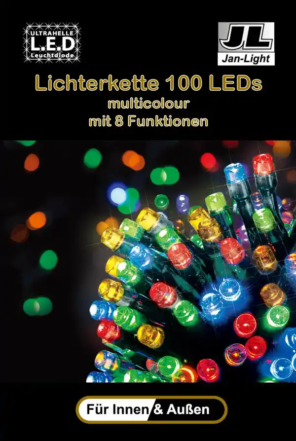 Bild 1 von Lichterkette 100LED mc 8 Funk IP44 NT