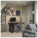 Bild 3 von UTMANING Gamingschreibtisch, schwarz 120x80 cm