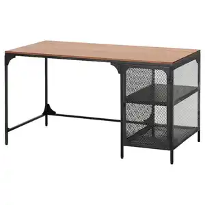 FJÄLLBO Schreibtisch, schwarz 140x70 cm
