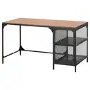 Bild 1 von FJÄLLBO Schreibtisch, schwarz 140x70 cm