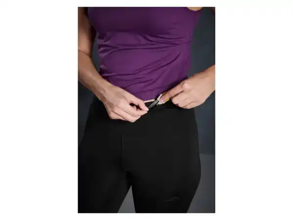 Bild 4 von CRIVIT Damen Funktionstights, knöchellang, mit Handytasche