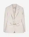 Bild 1 von Damen Blazer - Bindegürtel - beige