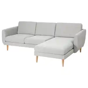 SMEDSTORP 3er-Sofa mit Récamiere