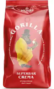 Gorilla Espresso Super Bar Crema (1000g) Kaffeebohnen rot