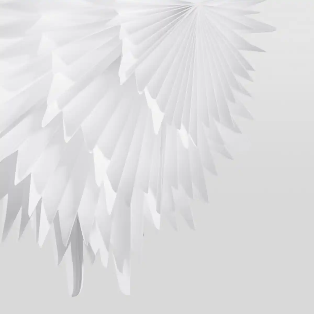 Bild 3 von STRÅLA Leuchtenschirm, 3-D Blume/sternförmig weiß 60 cm