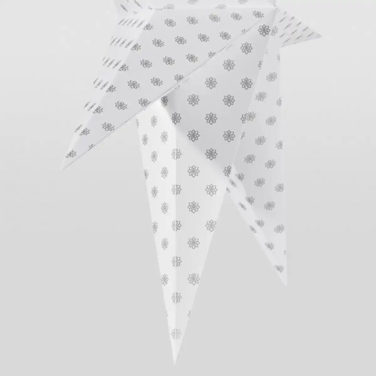 Bild 3 von STRÅLA Leuchtenschirm, Blume/silberfarben 90 cm