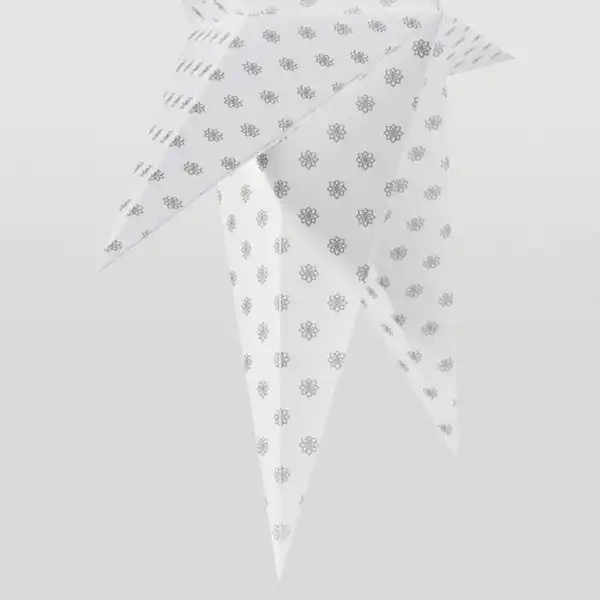 Bild 3 von STRÅLA Leuchtenschirm, Blume/silberfarben 90 cm