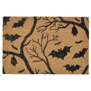 HÖSTAGILLE Fußmatte, Fledermaus naturfarben 60x90 cm