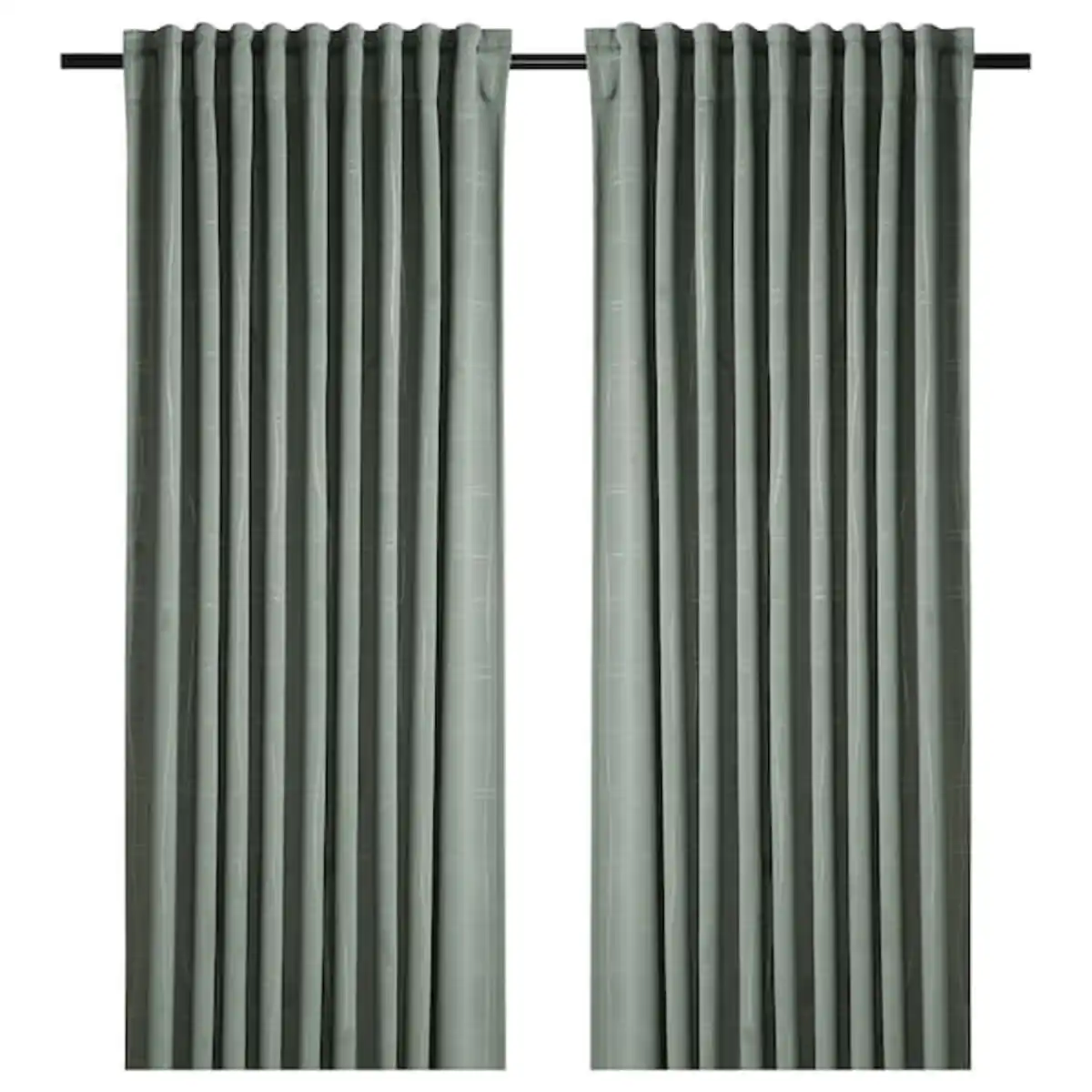 Bild 1 von PRAKTTIDLÖSA 2 Gardinenschals (abdunk.), grün 145x300 cm