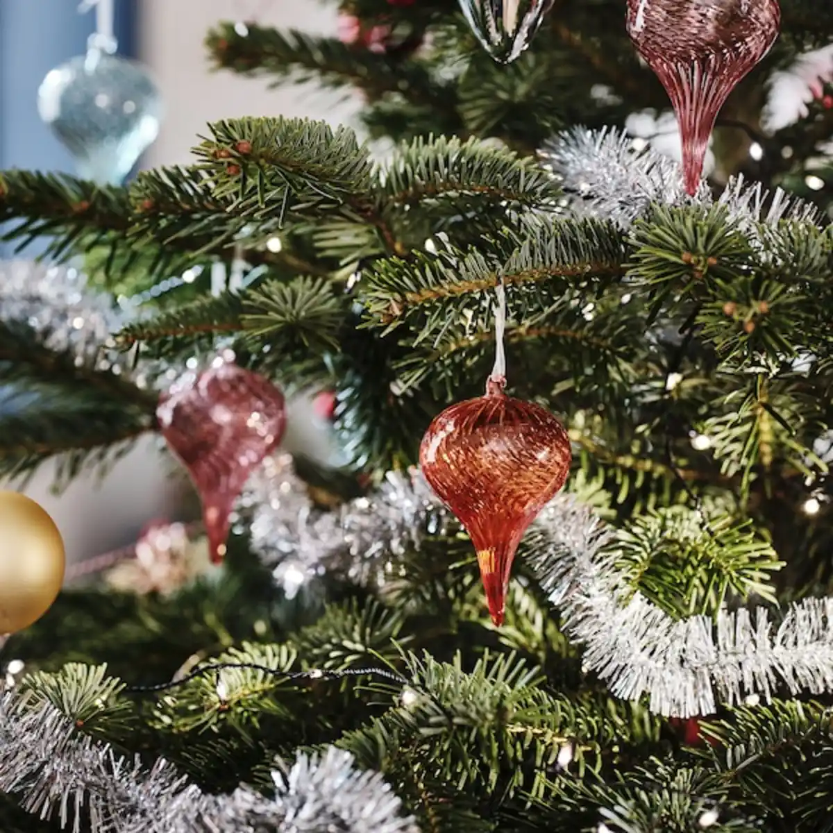 Bild 2 von VINTERFINT Baumschmuck, Kugel Glas/versch. Farben 6 cm