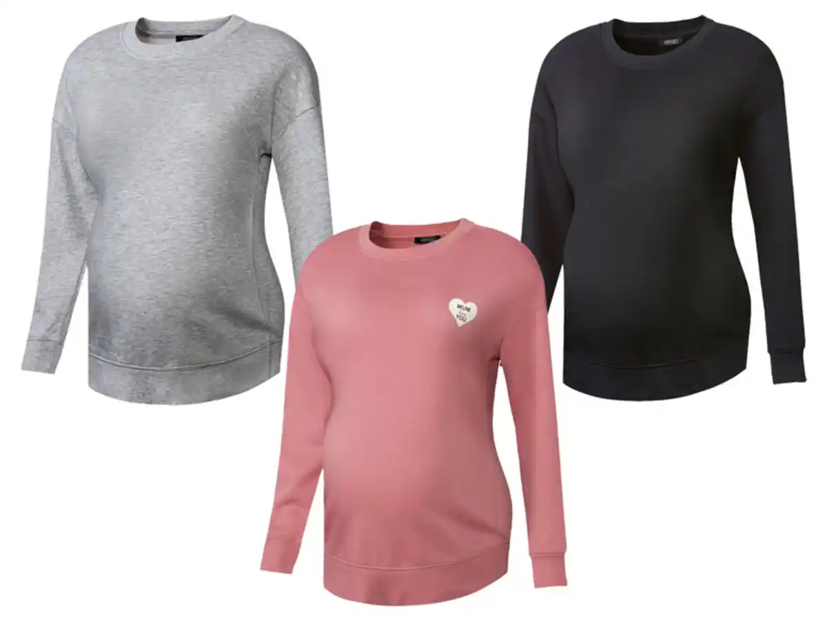 Bild 1 von esmara® Damen Umstands-Sweatshirt mit Bündchen