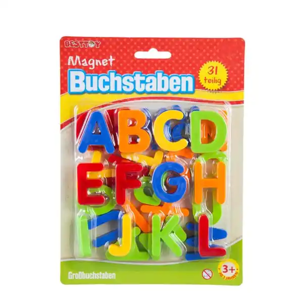 Bild 1 von Magnetbuchstaben groß - 31-teilig - Besttoy