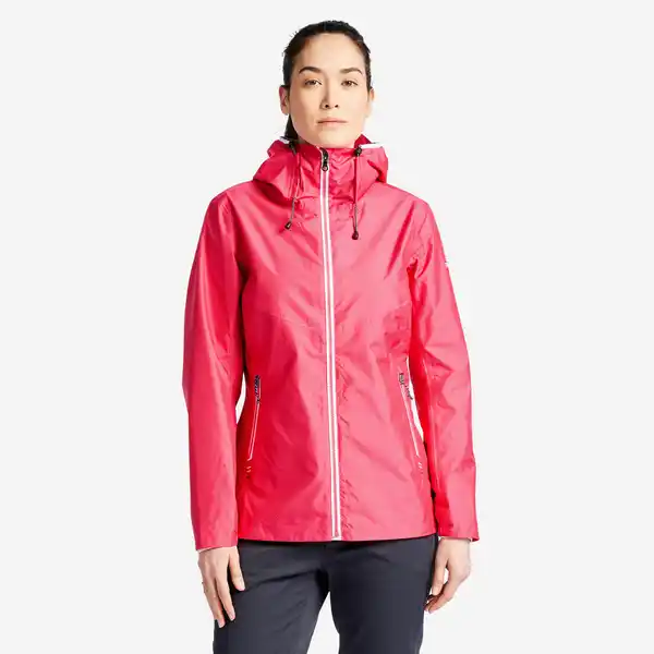 Bild 1 von Regenjacke Segeln Damen wasserdicht - 100 All Over rosa