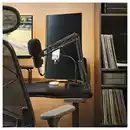 Bild 3 von UTMANING Gamingschreibtisch sitz/steh, elektrisch/schwarz 160x80 cm