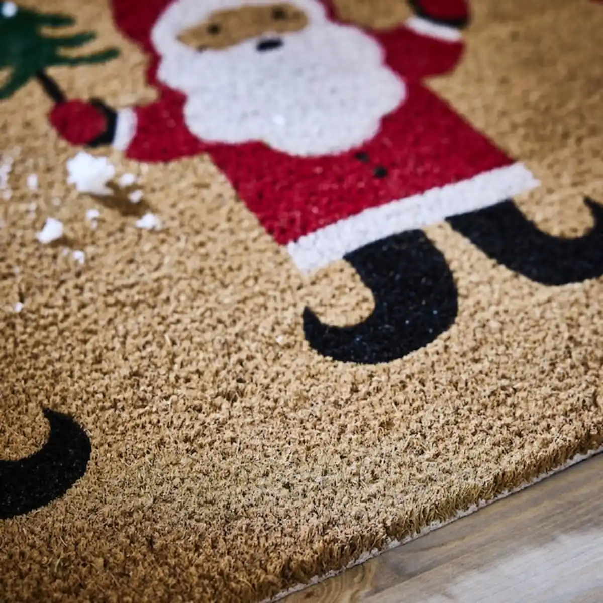 Bild 3 von VINTERFINT Fußmatte, Weihnachtsmannmuster naturfarben 40x60 cm