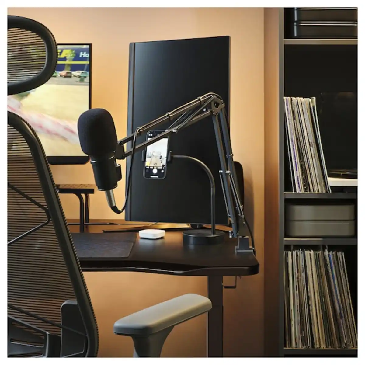 Bild 2 von UTMANING Gamingschreibtisch, schwarz 120x80 cm