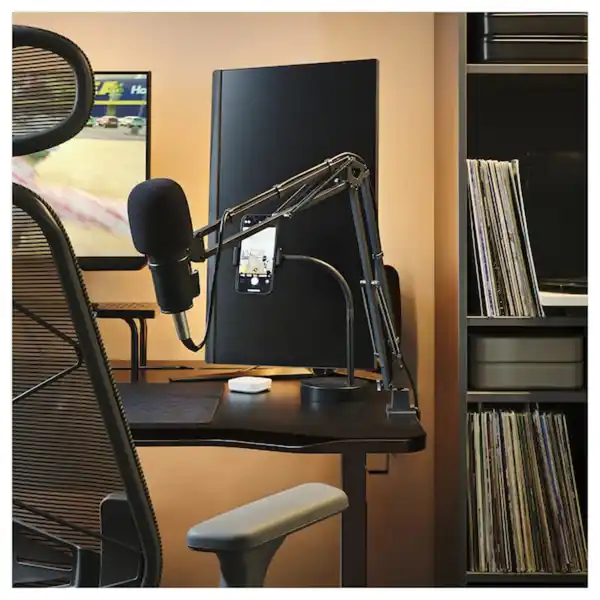 Bild 2 von UTMANING Gamingschreibtisch, schwarz 120x80 cm