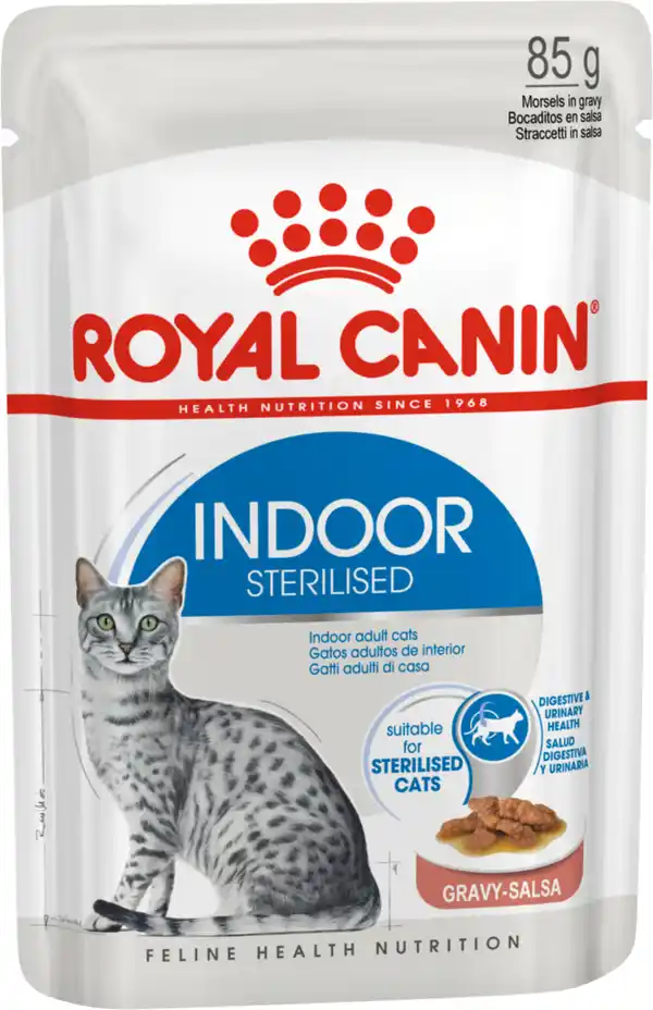 Bild 1 von Royal Canin Katzenfutter Indoor Sterilised in Soße 85 g