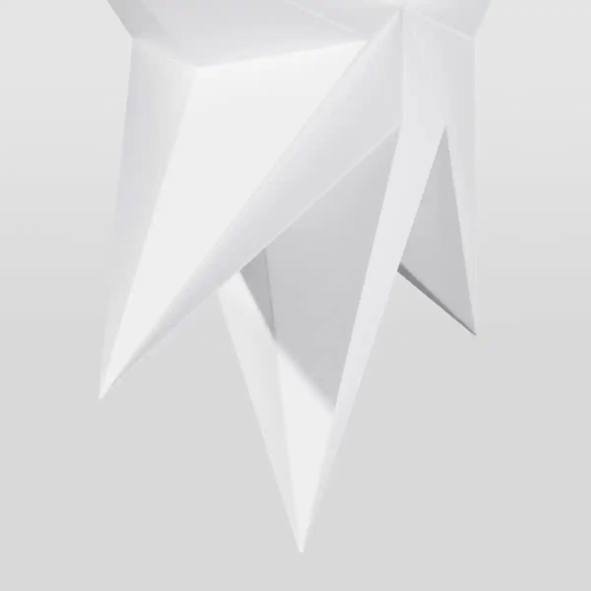 Bild 4 von STRÅLA Leuchtenschirm, 3-D-Formen/sternförmig weiß 70 cm