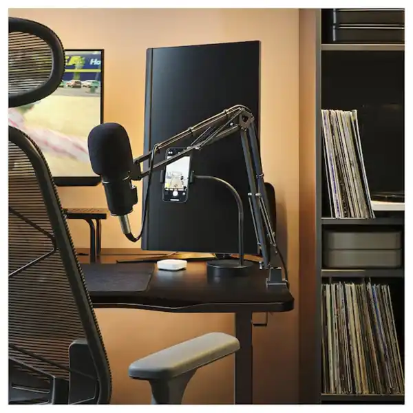 Bild 2 von UTMANING Gamingschreibtisch, schwarz 160x80 cm