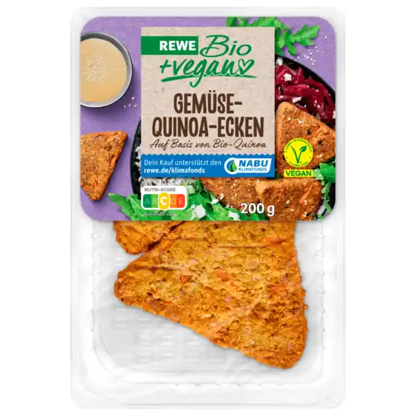 Bild 1 von REWE Bio + vegan Bio Gemüse Quinoa Ecken 200g