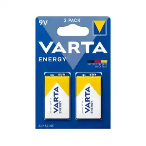 VARTA Batterien ENERGY 9 V Block 2 Stück