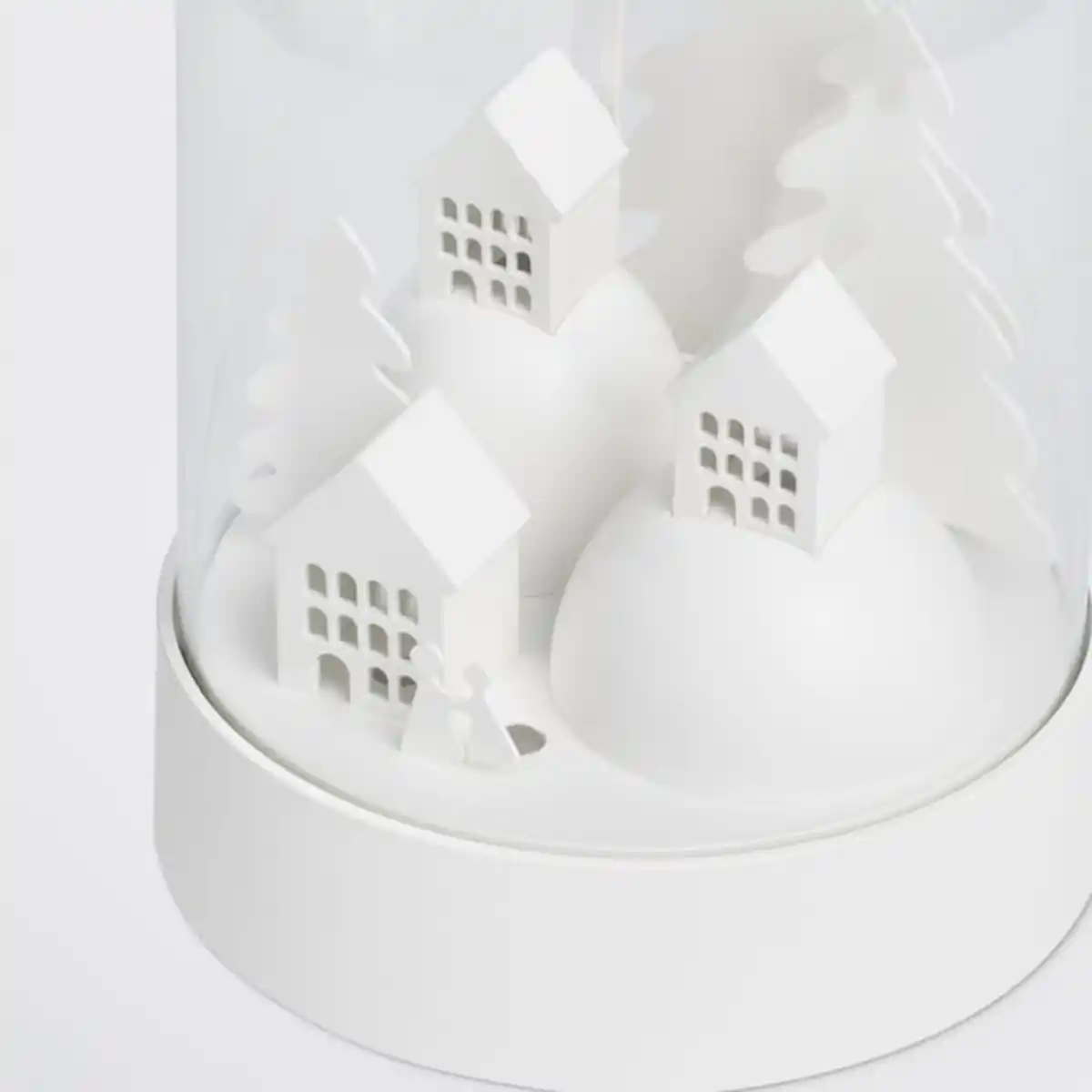 Bild 2 von STRÅLA Tischdekoration, LED, batteriebetrieben Glocke/Dorf weiß 18 cm