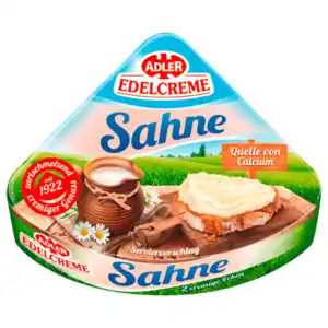 Adler Edelcreme Schmelzkäse Ecken 100g