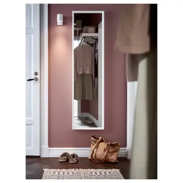 Bild 3 von NISSEDAL Spiegel, weiß 40x150 cm