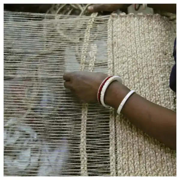 Bild 3 von MÄVINN Läufer, flach gewebt, Punkte natur 70x180 cm