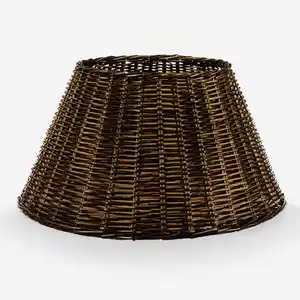 Christbaumrock Rattan 65 cm braun