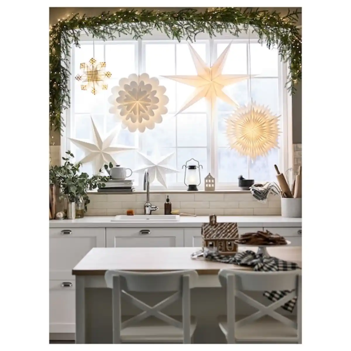 Bild 2 von STRÅLA Leuchtenschirm, Leinen/beige 70 cm
