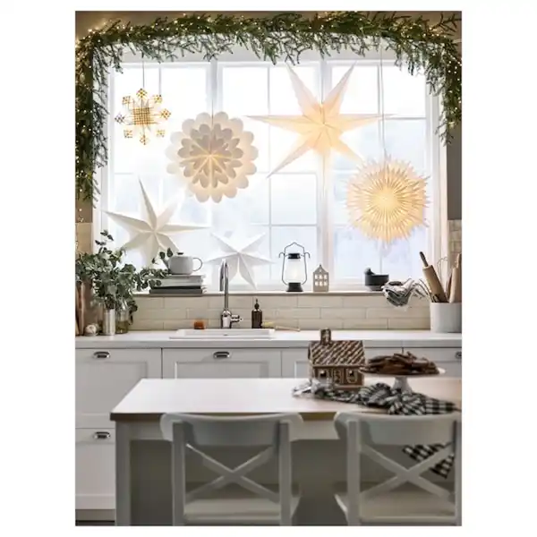Bild 2 von STRÅLA Leuchtenschirm, Leinen/beige 70 cm