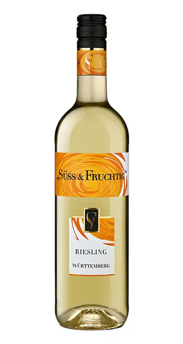 Bild 1 von Württenberger Weißwein Riesling süß und fruchtig 0,75 l