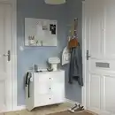 Bild 2 von RACKNÄS Kommode mit 3 Schubladen, weiß/zur Wandmontage 69x78 cm