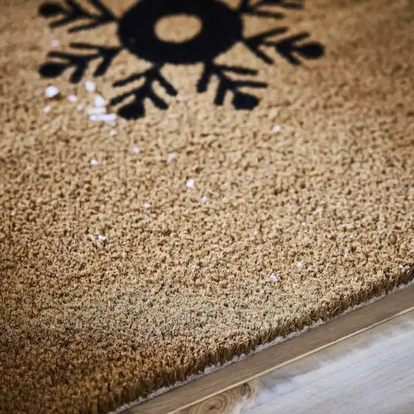 Bild 3 von VINTERFINT Fußmatte, Schneeflocken naturfarben 40x60 cm