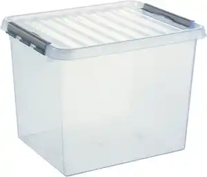 Sunware Aufbewahrungsbox Q-Line 52L transparent 50 x 40 x 38 cm