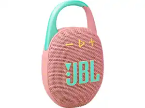 JBL Clip 5 Bluetooth Lautsprecher, Pink, Wasserfest, Pink