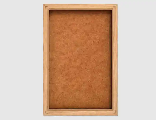 Bild 4 von Bild Slim Frame Wood Aqua Flower