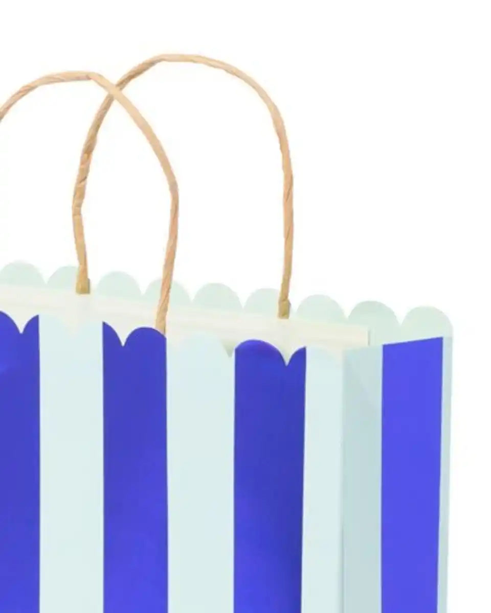 Bild 2 von Geschenktasche L, blaue Streifen