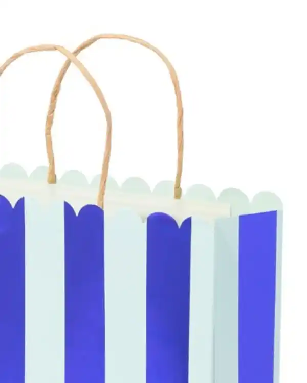 Bild 2 von Geschenktasche L, blaue Streifen