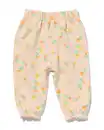 Bild 1 von Baby-Baumwollhose mit Blumenmuster pfirsich