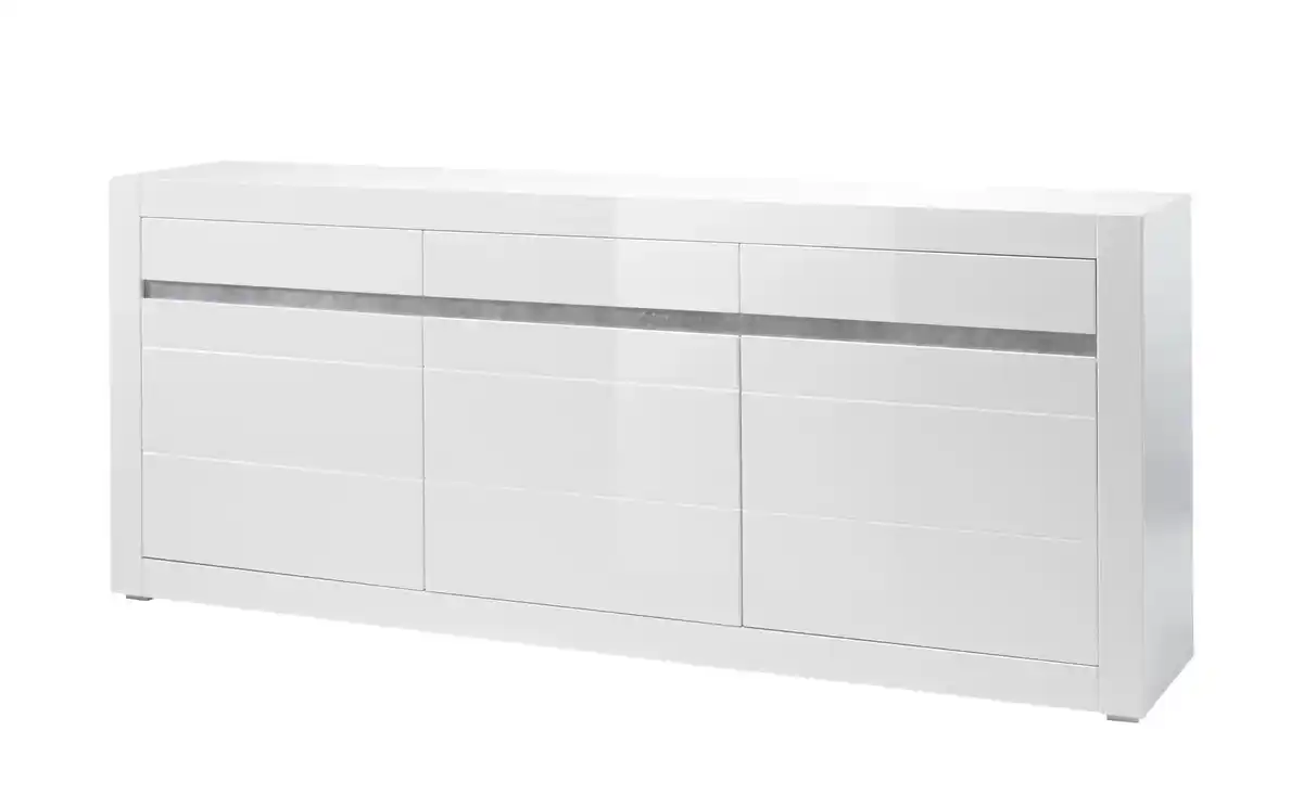 Bild 1 von Sideboard  Carat ¦ weiß ¦ Maße (cm): B: 217 H: 90 T: 42 Kommoden & Sideboards > Sideboards - Sconto