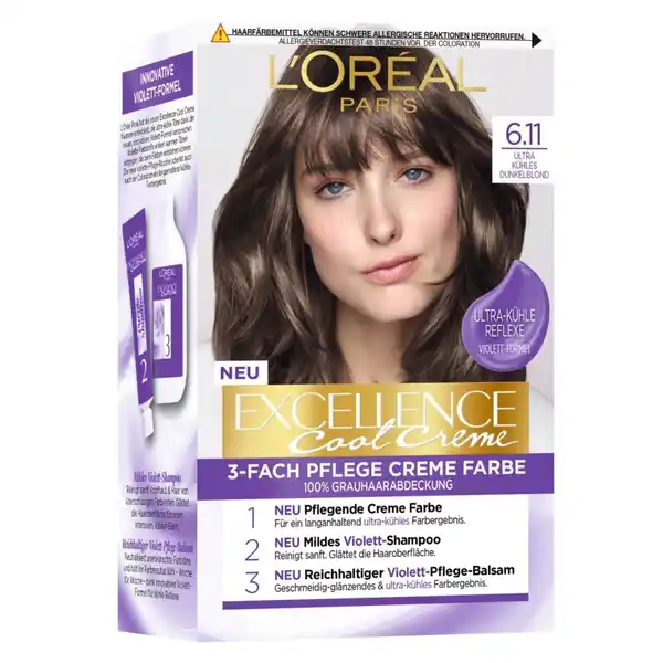 Bild 1 von L’Oréal Paris - Excellence Cool Creme Coloration 1 ct Schwarz