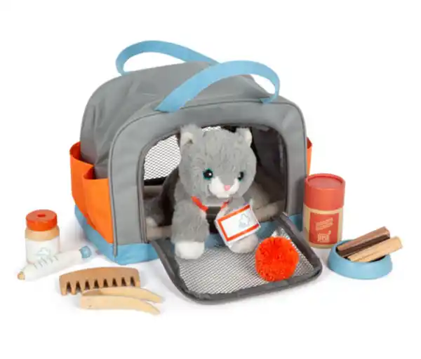 Bild 1 von small foot Katze mit Tasche und Pflege-Set