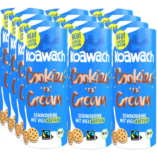 Bild 1 von Koawach BIO Schokodrink Cookies & Cream, 12er Pack