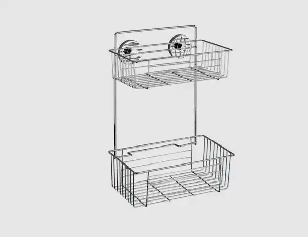 Bild 1 von WENKO Bari Wandregal Vacuum-Loc silber