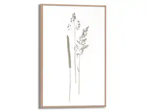 Bild Slim Frame Wood Flowers